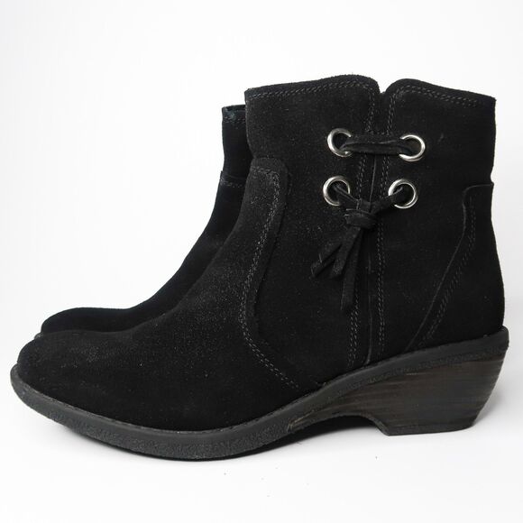 BareTraps Womens Booties Sasha Size 9 Black Suede Boots‎ - Picture 3 of 10